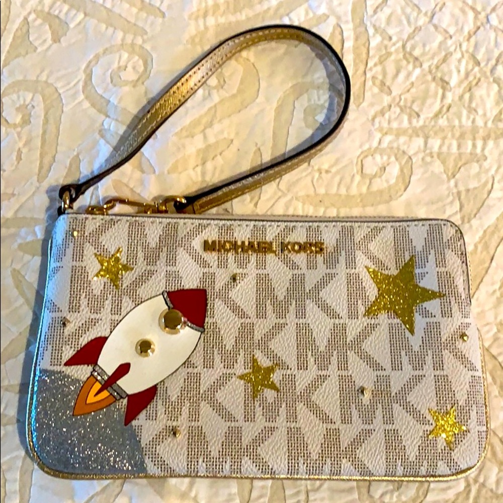 Michael Kors illustrations Large Wristlet